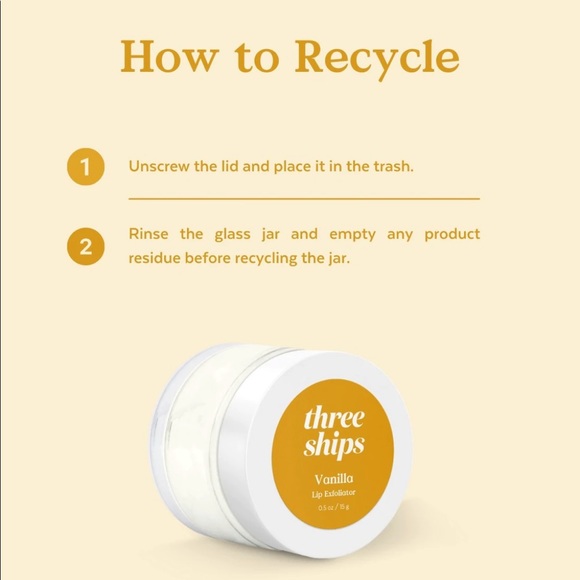 Three Ships Vanilla Lip Exfoliator - Picture 4 of 4